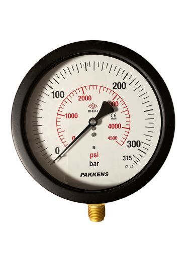 Ø160mm Alttan Bağlantılı Class 1,0 Kurutip Hassas Manometreler